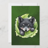 Wolvenwelp in het groen: kaart (Achterkant)