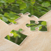 Wolvenwelpen klimmen in boom legpuzzel (Zijkant)
