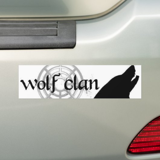 wolvenwolk bumpersticker (Op auto)