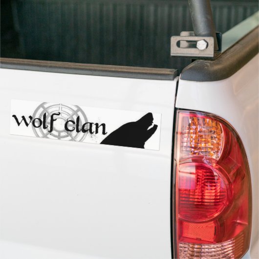 wolvenwolk bumpersticker (Op Truck)