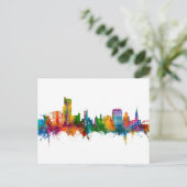 Wolverhampton England Skyline Briefkaart (Staand voorkant)