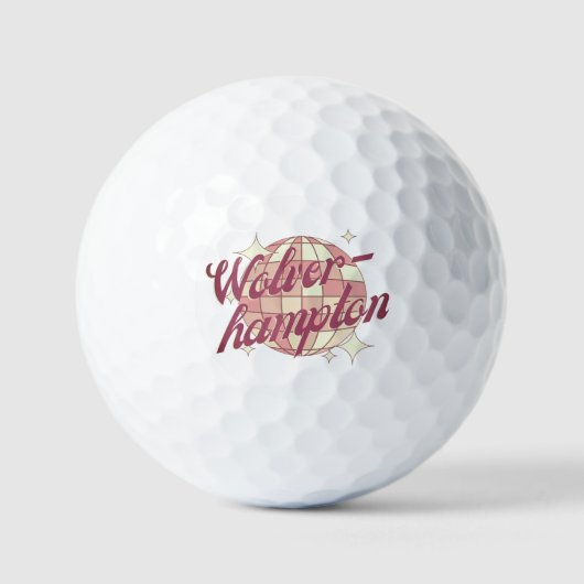 Wolverhampton UK accessoire golfer Golfballen (Voorkant)