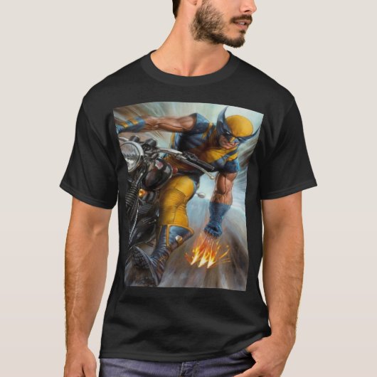 Wolverine – Adamantium Rush T-shirt (Voorkant)