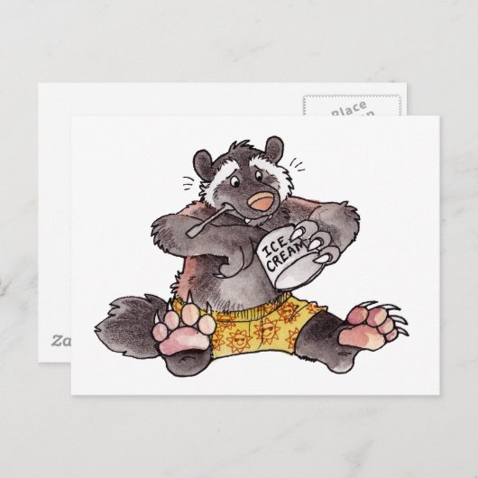 Wolverine Briefkaart (Voorkant / Achterkant)