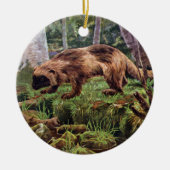  Wolverine Illustratie Keramisch Ornament (Voorkant)