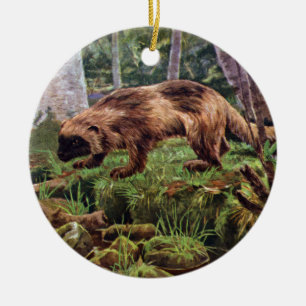 Wolverine Illustratie Keramisch Ornament