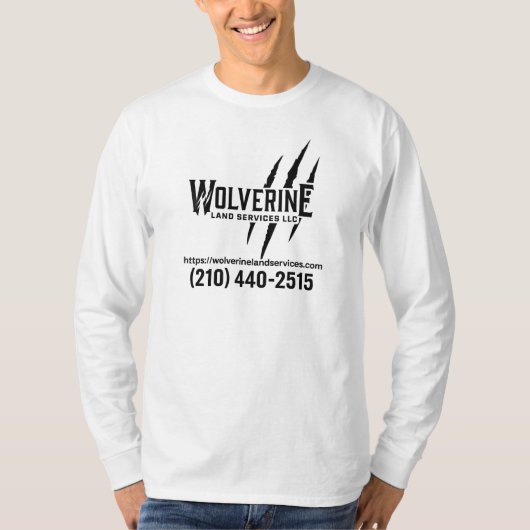 Wolverine Land Services T-shirt (Voorkant)