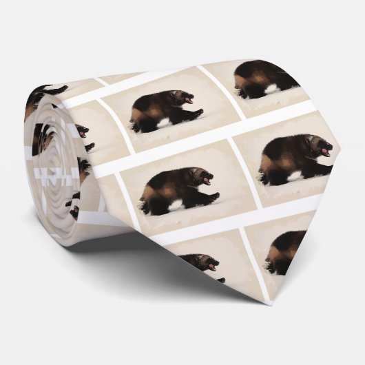 Wolverine loopt stropdas (Opgerold)