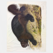 Wolverine of Wolverene (Gulo gulo) door Audubon Fleece Deken (Voorkant)