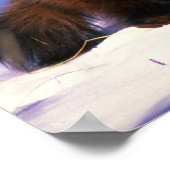 Wolverine op sneeuw poster (Hoek)