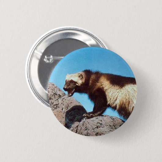 wolverine pin! ronde button 5,7 cm (Voorkant /achterkant)