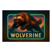 Wolverine Poster Print (Voorkant)