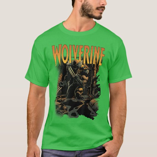 Wolverine-stripcovermeisje T-shirt (Voorkant)