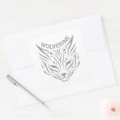 Wolverine Vierkante Sticker (Envelop)