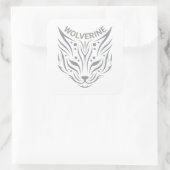 Wolverine Vierkante Sticker (Tas)
