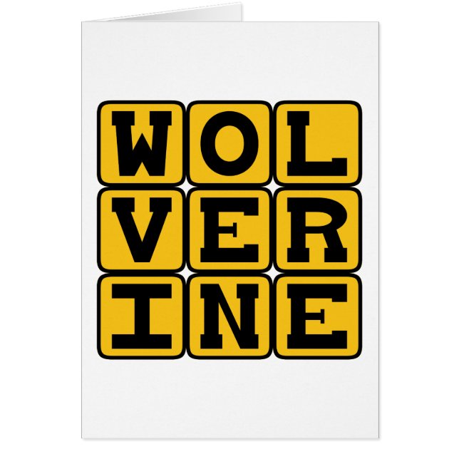 Wolverine, wilde zoogdieren (Voorkant)