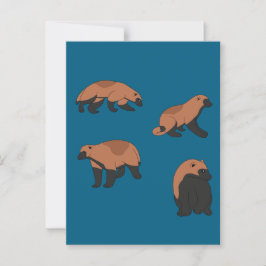 Wolverines Briefkaart