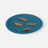 Wolverines Papieren Bordje (Gekanteld)