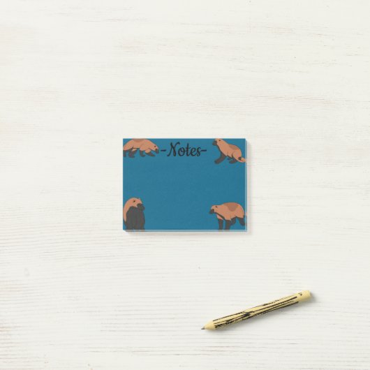 Wolverines Post-it® Notes (Op bureau)