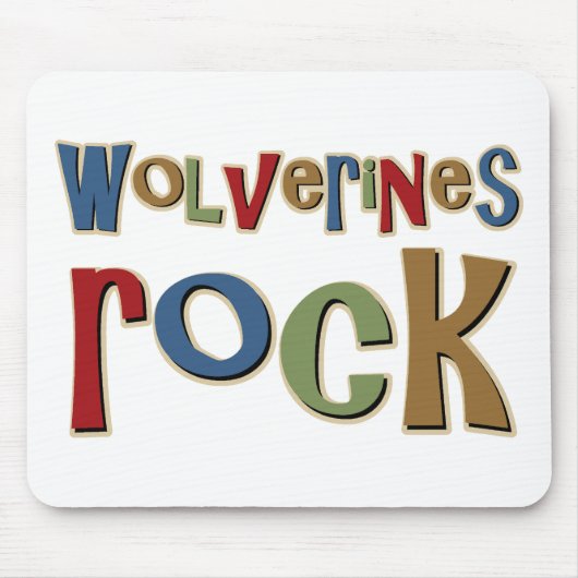 Wolverines Rock Muismat (Voorkant)