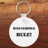 Wolverines Rule Sleutelhanger (Voorkant)