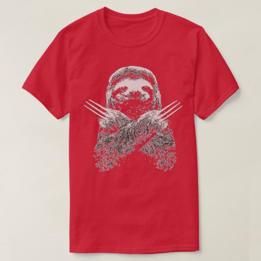 Wolverines Sloth Costume T-shirt (Design voorkant)