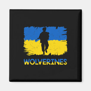 Wolverines steunen Oekraine Steun Oekraine Sta W Magneet