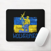 Wolverines steunen Oekraïne Wolverines Love Muismat (Met muis)