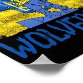 Wolverines steunen Oekraïne Wolverines Love Poster (Hoek)