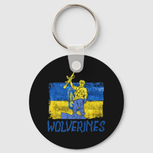 Wolverines steunen Oekraïne Wolverines Love Sleutelhanger