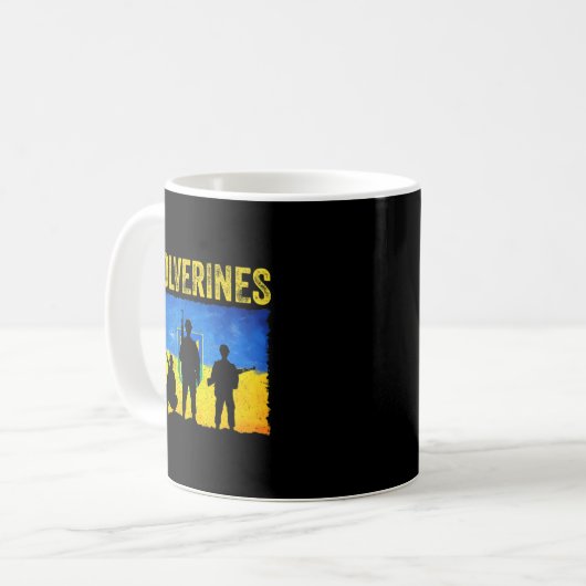 Wolverines steunt Oekraïne Koffiemok (Voorkant links)