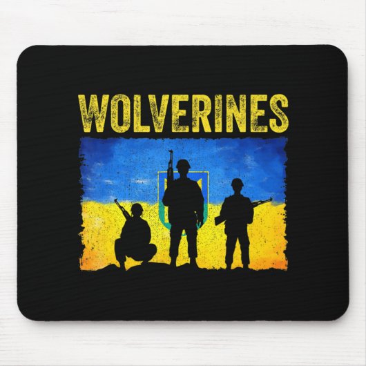 Wolverines steunt Oekraïne Muismat (Voorkant)