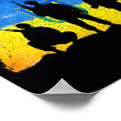 Wolverines steunt Oekraïne Poster (Hoek)