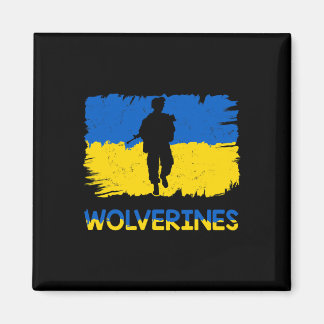 Wolverines Support Ukraine Support Ukraine Stand W Magneet