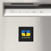 Wolverines Support Ukraine Support Ukraine Stand W Magneet (Insitu (Vaatwasser))