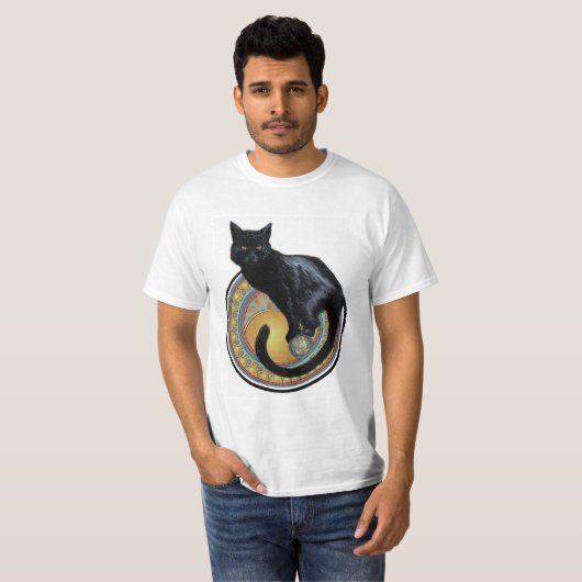 Wolverton Black Cat T-Shirt (Voorkant volledig)