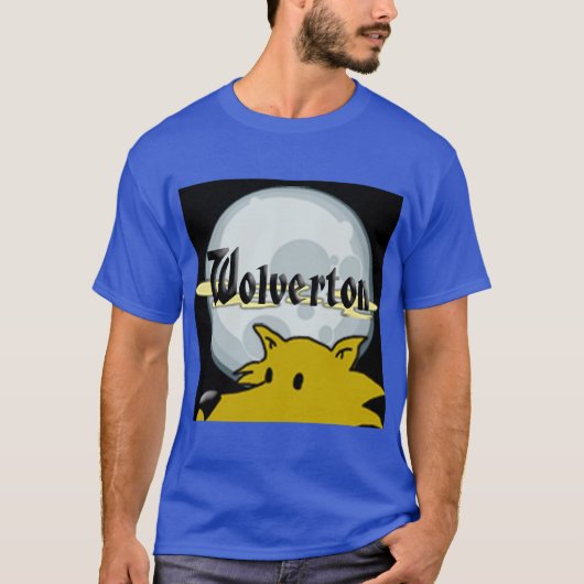 Wolverton Logo Heren Donkere T-shirt (Voorkant)