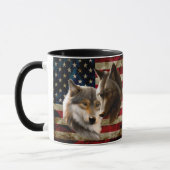 Wolves American Flag Mok (Links)