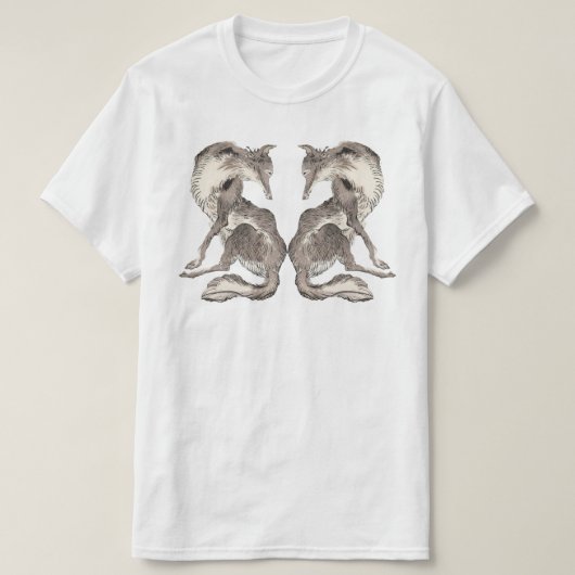 Wolves Art Graphic T-shirt (Design voorkant)