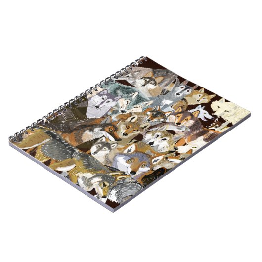 Wolves de Belette Le Pink Notitieboek (Linkerzijde)