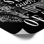 Wolves Don't Lose Sleep Over The Onions Of Sheep - Poster (Hoek)