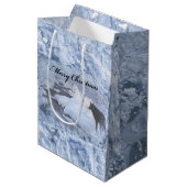 Wolves Gift Bag - Medium, Matte Medium Cadeauzakje (Voorkant Gekanteld)