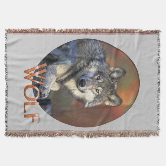 Wolves Gray Wolf Canis_lupus Deken (Voorkant)