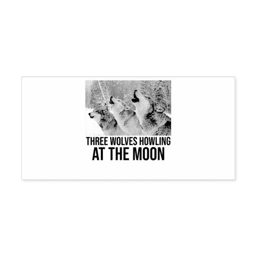 Wolves Howling (2) Rubberstempel (Afrduk)