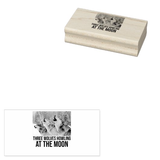 Wolves Howling (2) Rubberstempel (Gestempeld)