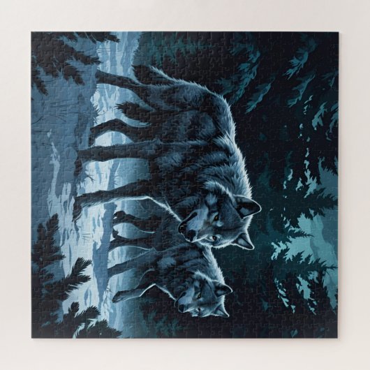 Wolves Jigsaw Puzzle Legpuzzel (Horizontaal)