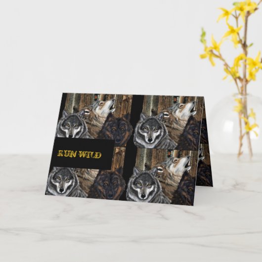 WOLVES KAART (Gele Bloem)