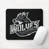 Wolves logo muismat (Met muis)
