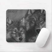 Wolves mousepad muismat (Met muis)