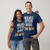 Wolves Otters Beren Oh Mijn Gay Pride T-shirt (Unisex)